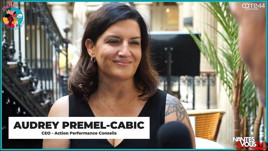 TV Locale Vertou et les Cheffes d'Entreprises : aujourd'hui avec Audrey PREMEL-CABIC de 'Action Performance Conseils'